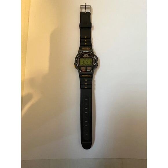 Vintage Timex Ironman Triathlon Men's Watch 746 Rubber Band (New Battery) - Picture 2 of 4